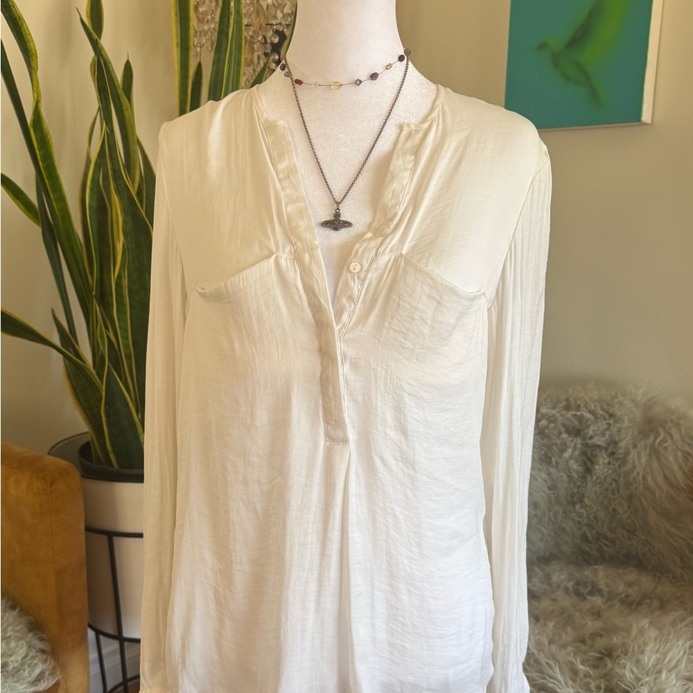 Zara Elegant Cream Blouse